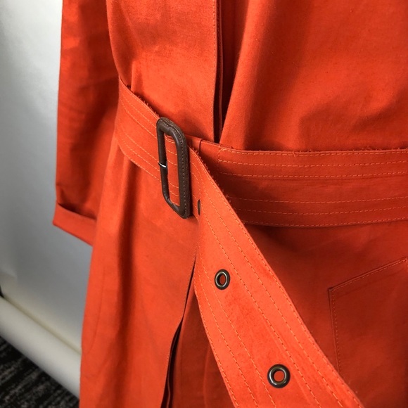Orange Burberry Trench - Picture 6 of 13